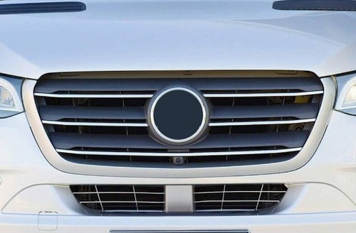 Front grille chrome stainless - grille,