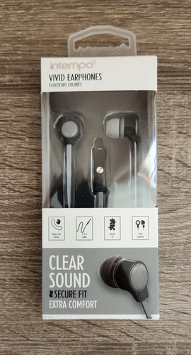 Intempo vivid grey earphones - intempo,