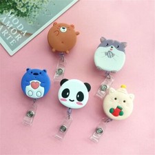 Card Name Card Holder ID Card Clips Nurse Badge Holder Retractable Badge Reel