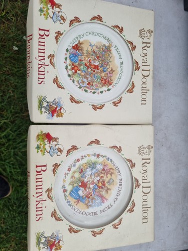 Royal doulton bunnykins plates - doulton,