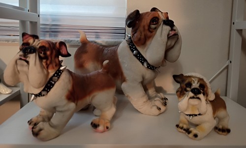 Rare english bulldog resin - english,