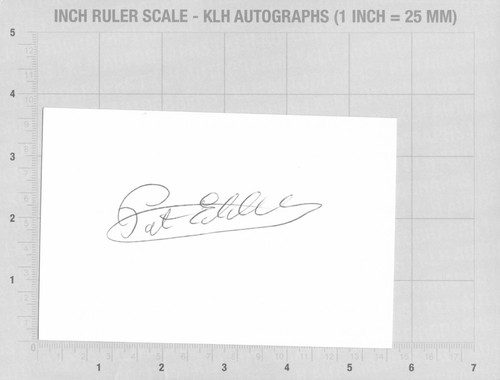 Pat eddery hand signed white - hand,