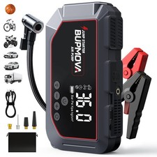 8000A Car Jump Starter With Air Compressor Pack Booster 12V Power Bank QC 3.0