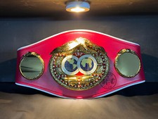IBF International Boxing Federation Championship Belt Metal Plates Custom Made