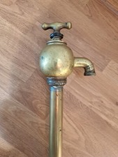 Vintage Brass Motor Oil/Paraffin drum dispenser pump / tap