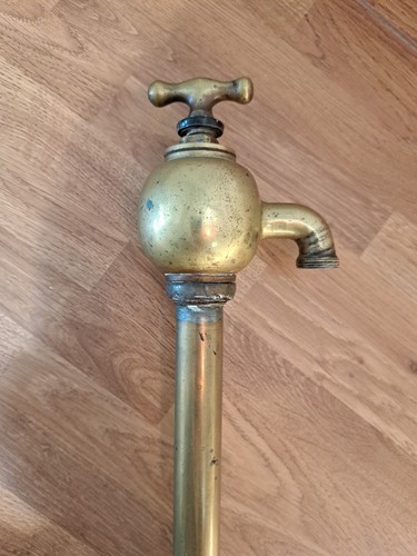Vintage brass motor - brass,