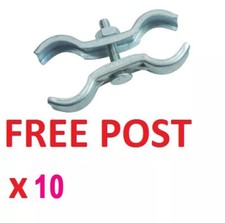 10 x Clips For Heras Fence Panels Site Fencing Temporary Site Fencing Couplers