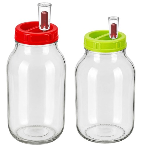 Glass fermentation jar - fermentation,