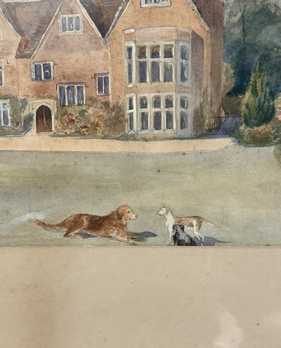 Antique victorian painting - victorian,
