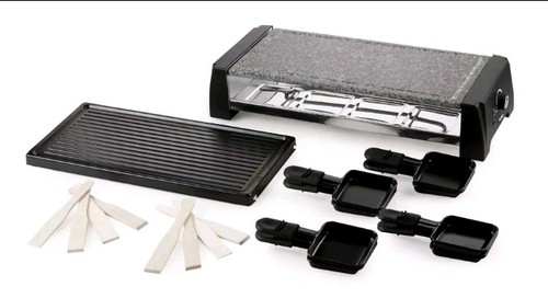 Raclette stone grill stainless - raclette,