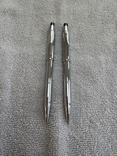 Cross chrome ballpoint pen - ballpoint, and