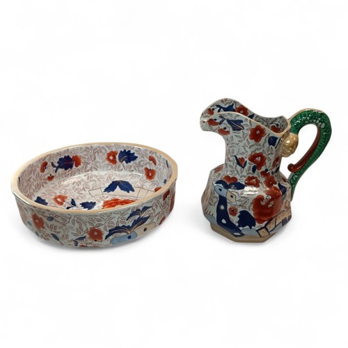 Vintage ironstone imari wash - ironstone,