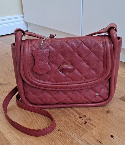 Red vine quilted real genuine - quilted,