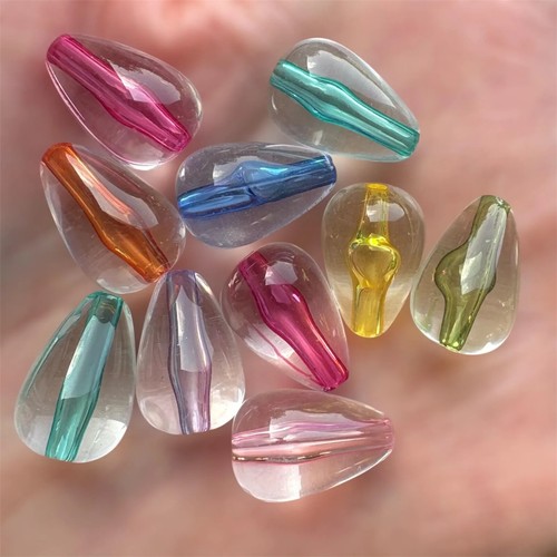 Teardrop 14mm acrylic beads
