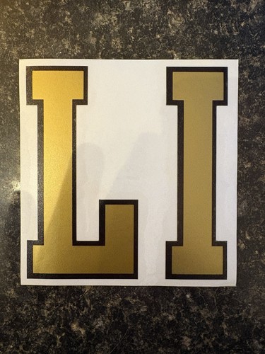 Letter sticker fits - letter,