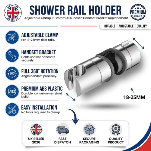 Shower rail holder - shower,