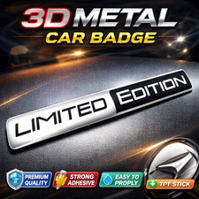 3D LIMITED EDITION Car Badge