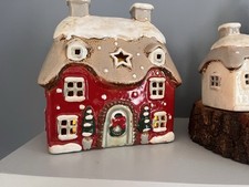 Red Ceramic Tealight Candle