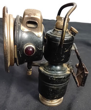 Powell & Hanmer Ltd Panther Deluxe Carbide Motorcycle Lamp Restoration or Parts