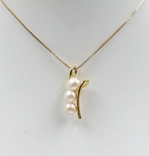 7 mm South Sea Natural White 18 " Pearl Necklace 14k Gold P