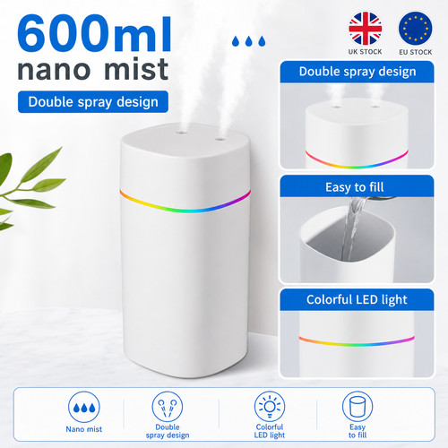 600ml usb air humidifier - 600ml,