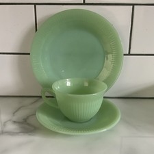 Fire King Jadeite Jane Ray Tea