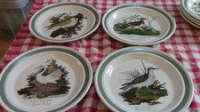 Portmeirion Birds of Britain 4 x dinner plate 26.5cm all different