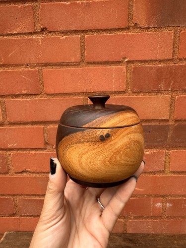Hand turned lignum vitae - lignum,