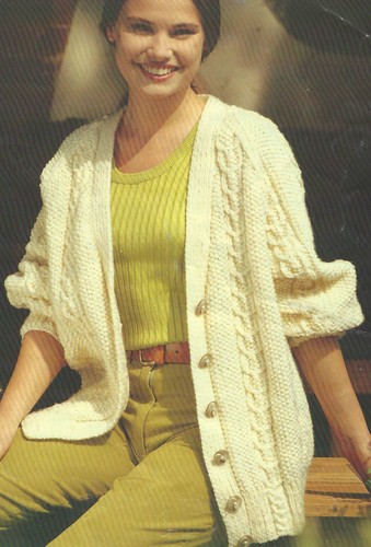 Ladies knitting pattern aran - ladies,
