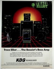 Trace Elliot Bass Amp Print Ad