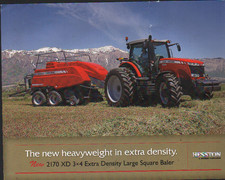 HESSTON Massey Ferguson "2170 XD" Large Square Baler Brochure Leaflet