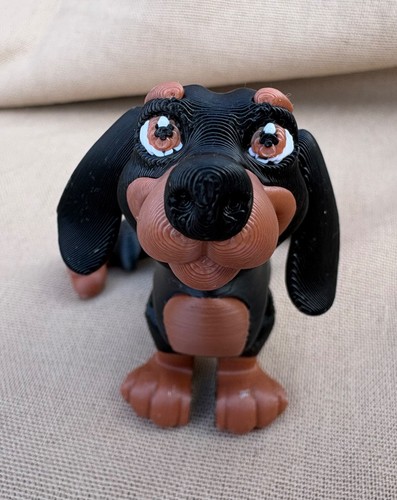 Dachshund sausage dog - sausage, 3d