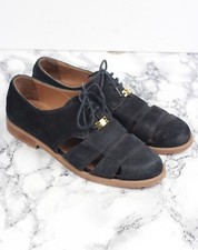 Russell & Bromley Black Nubuck