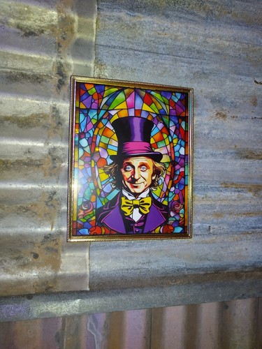 Willy wonka stained glass - willy,