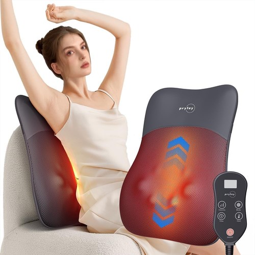 Pryfey back massager heated - 4d,