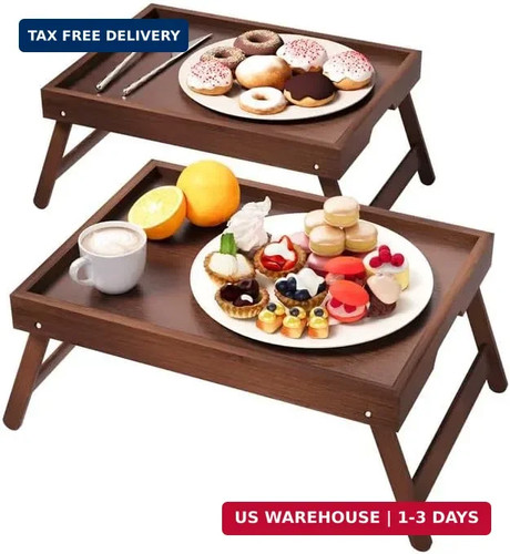 Pack bamboo bed tray - tray, table
