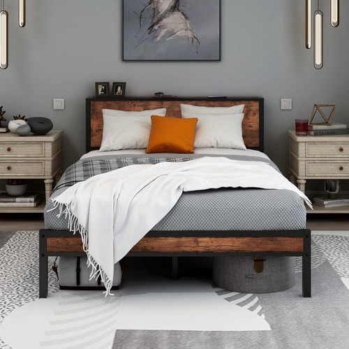 Double bed frame - bed,