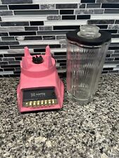Vintage Waring Century 14 blender Tested/Works Hand Painted Pink Please Read