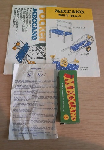 Mixed vintage meccano - x,