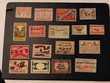 Swedish Matchbox Labels Old