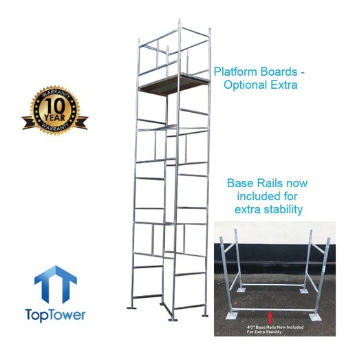 Scaffold tower 4x2ft 6in - 6.3m,