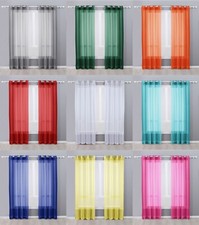 2 Piece Sheer Voile Grommet