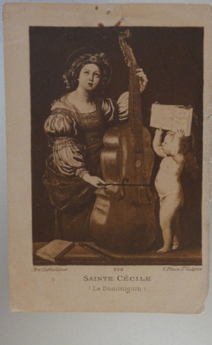 Pious image saint - saint, cecile