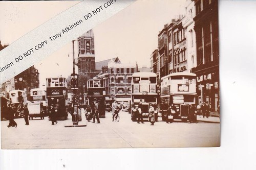 London county council tram - county,