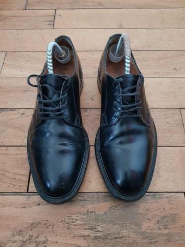Men black full grain - grain, calf