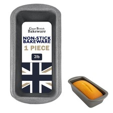 2LB Loaf Bread Meat Cake Oven Baking Tin Superior Non-Stick British Made