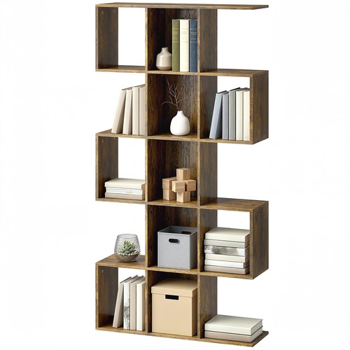 Homcom geometric bookshelf - homcom,