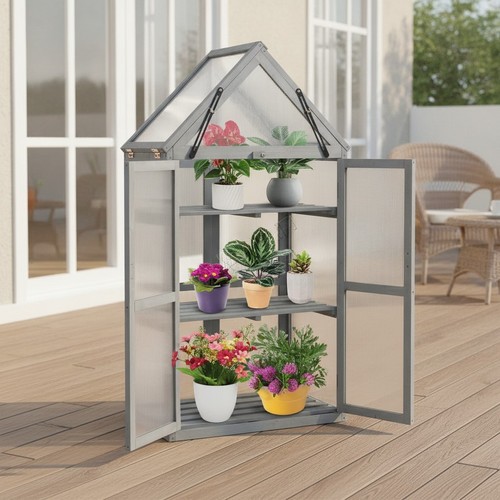 Greenhouse tier wooden cold - 3-tier,