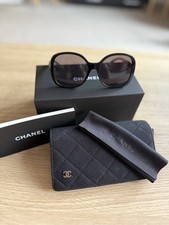 Ladies CHANEL Black Square Oversized Sunglasses