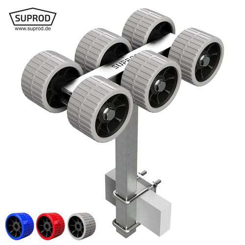 Fold rolls launching trolley - rolls,